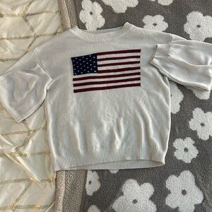 SHEIN Woman’s American Flag Design Sweater